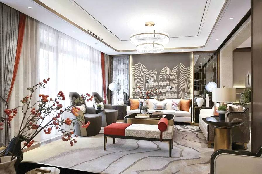 別墅中式裝潢效果圖