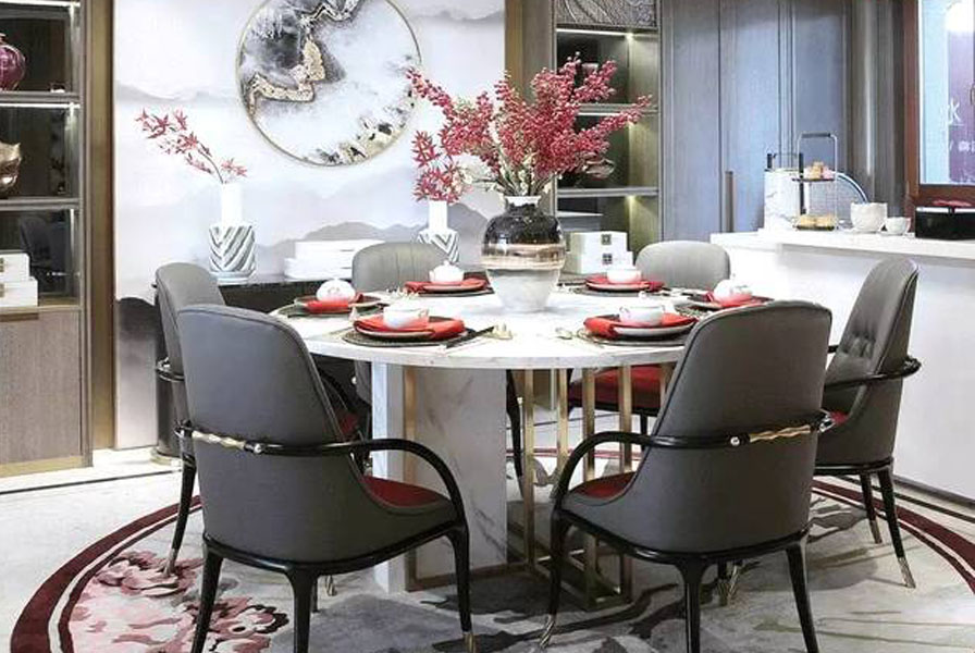 別墅中式餐廳裝潢效果圖