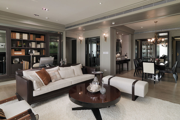 別墅客廳裝飾效果圖