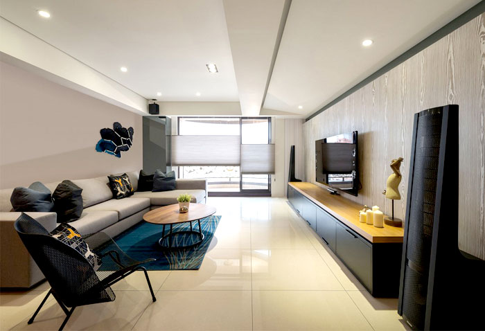 現(xiàn)代客廳裝飾實(shí)景圖