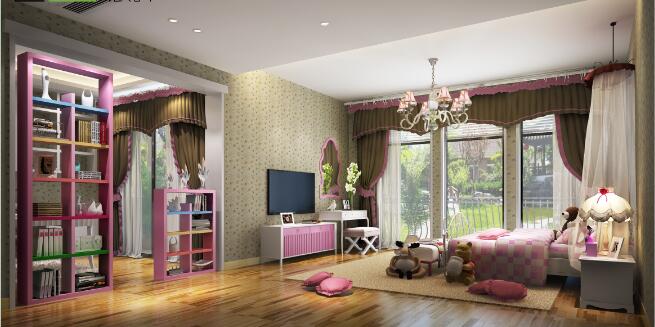 現(xiàn)代兒童房裝飾效果圖