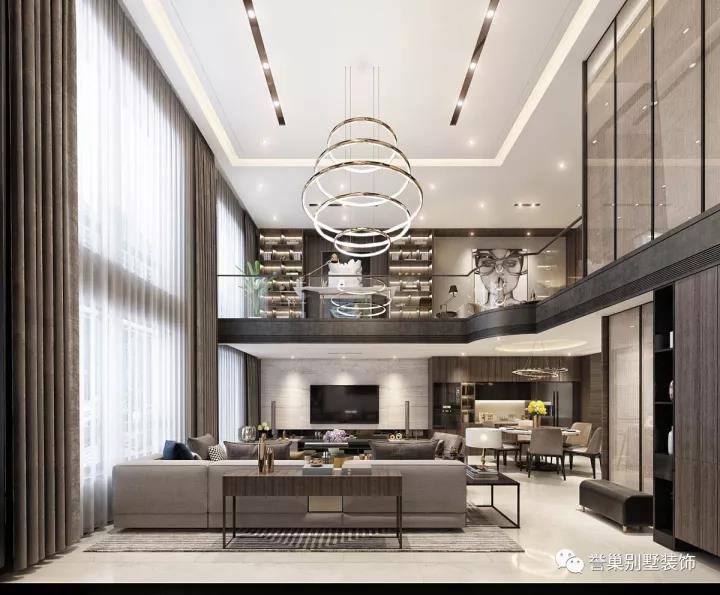 現(xiàn)代別墅客廳裝飾效果圖