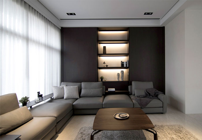  現(xiàn)代客廳裝潢效果圖