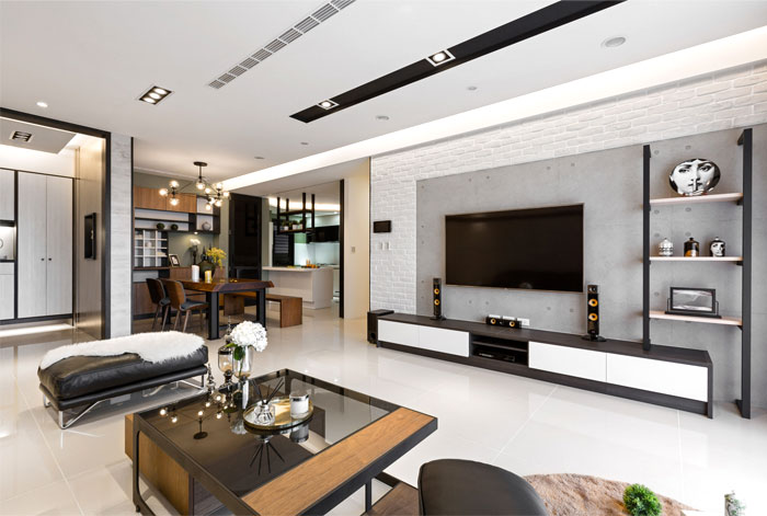 現(xiàn)代別墅客廳裝飾效果圖