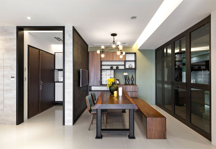 現(xiàn)代別墅餐廳裝飾效果圖