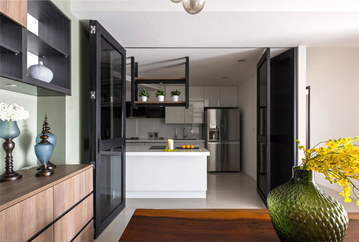 現(xiàn)代別墅廚房裝飾效果圖