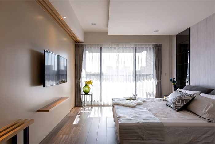 現(xiàn)代別墅臥室裝飾效果圖