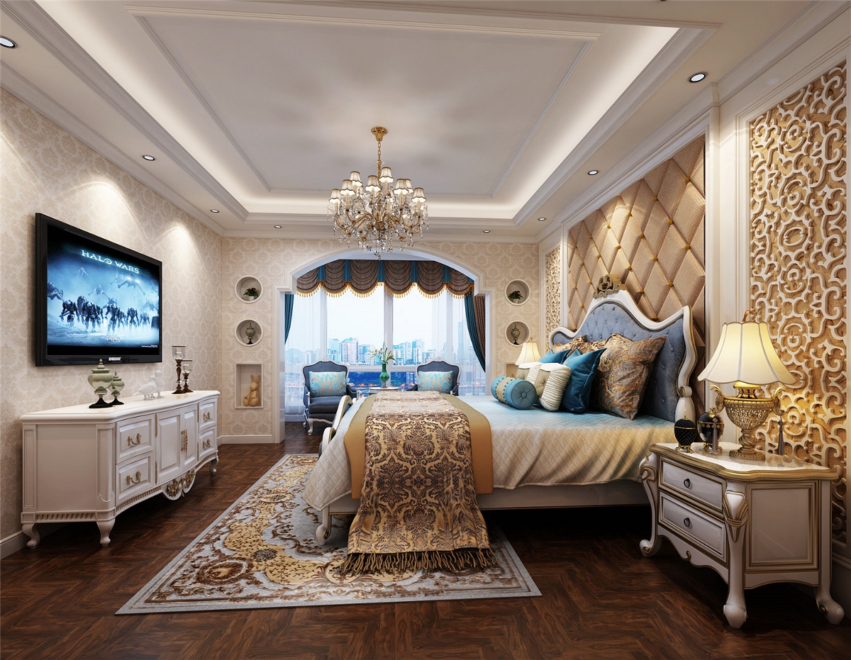 歐式臥室裝飾效果圖