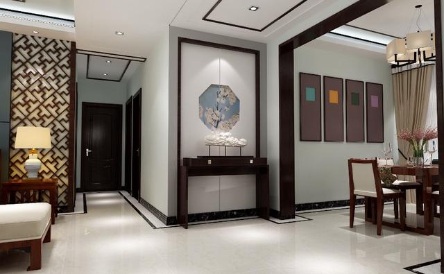 別墅玄關(guān)裝飾效果圖