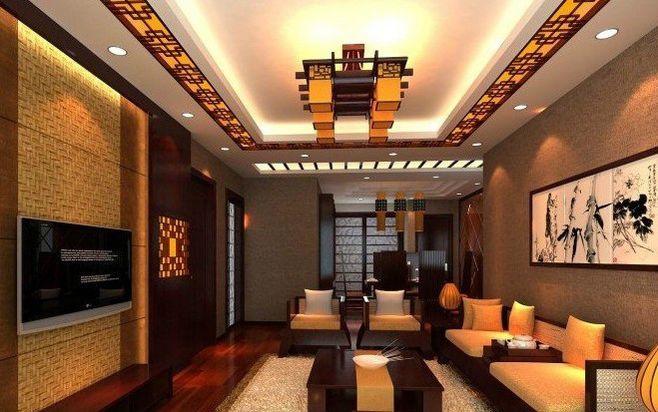 古典中式客廳裝飾效果圖