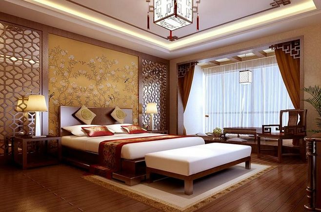 古典中式臥室裝飾效果圖