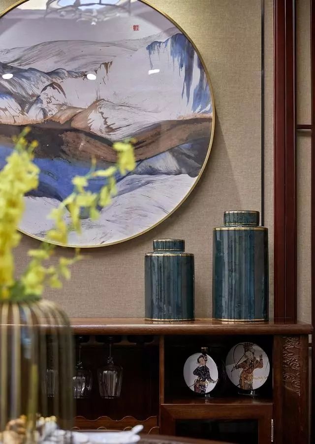 中式餐廳裝潢效果圖