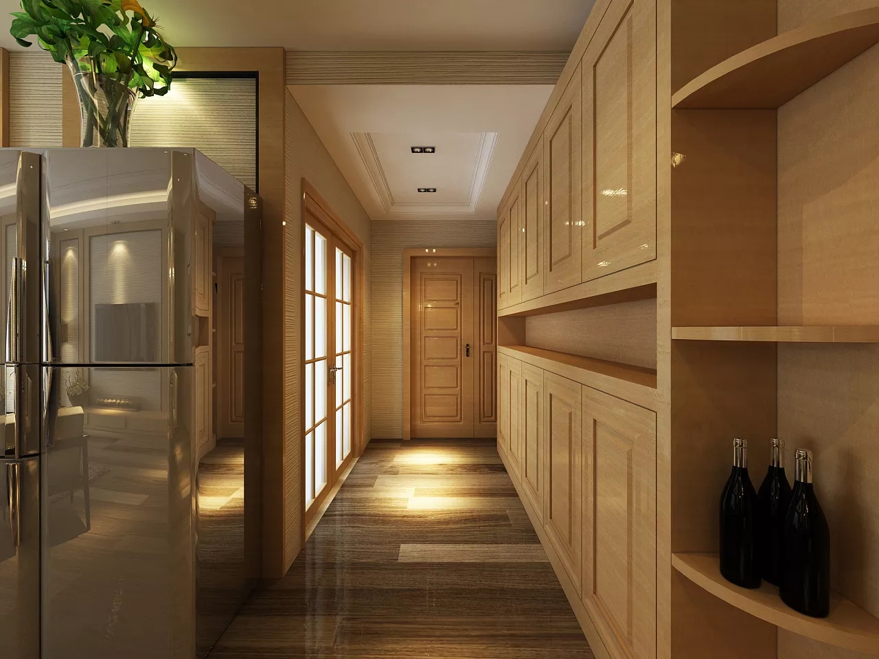 現(xiàn)代門(mén)廳裝飾效果圖