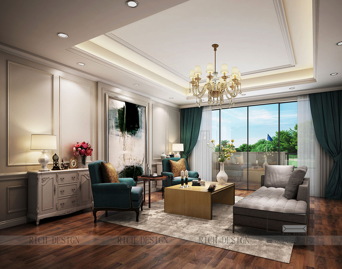 歐式客廳裝飾效果圖