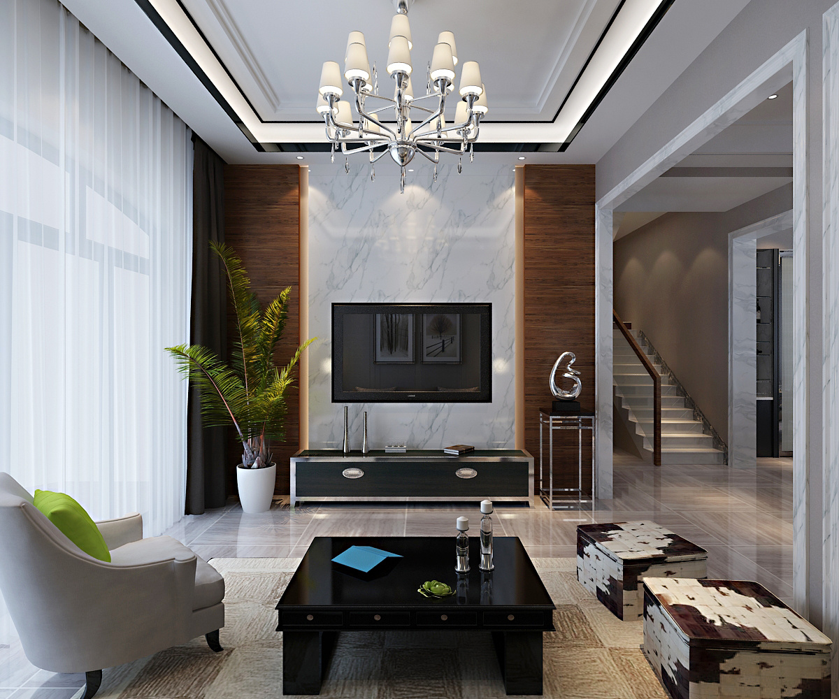 現(xiàn)代客廳裝飾效果圖