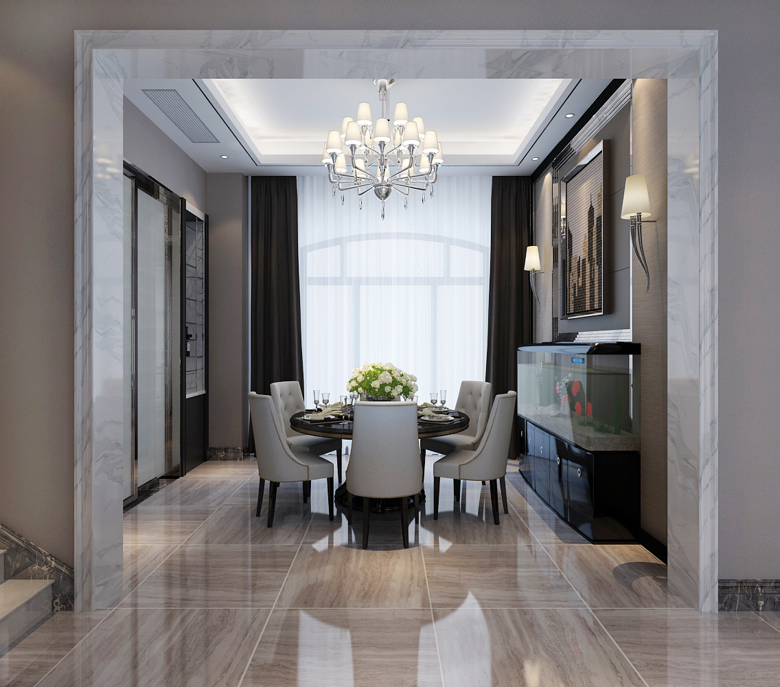 現(xiàn)代餐廳裝飾效果圖