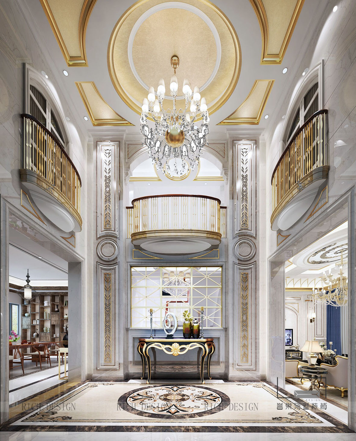 別墅歐式玄關(guān)裝飾設(shè)計(jì)