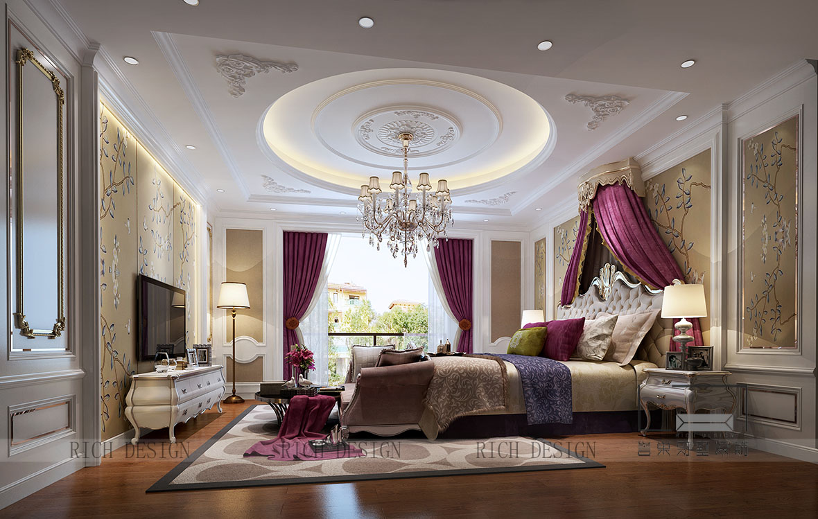 歐式臥室裝飾效果圖