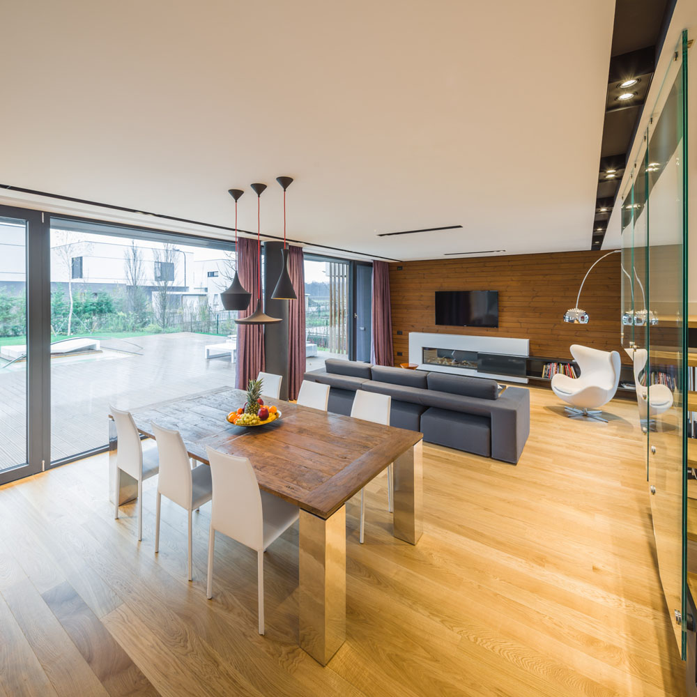 別墅客廳裝飾實景圖