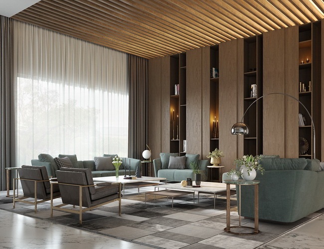 別墅客廳裝修效果圖