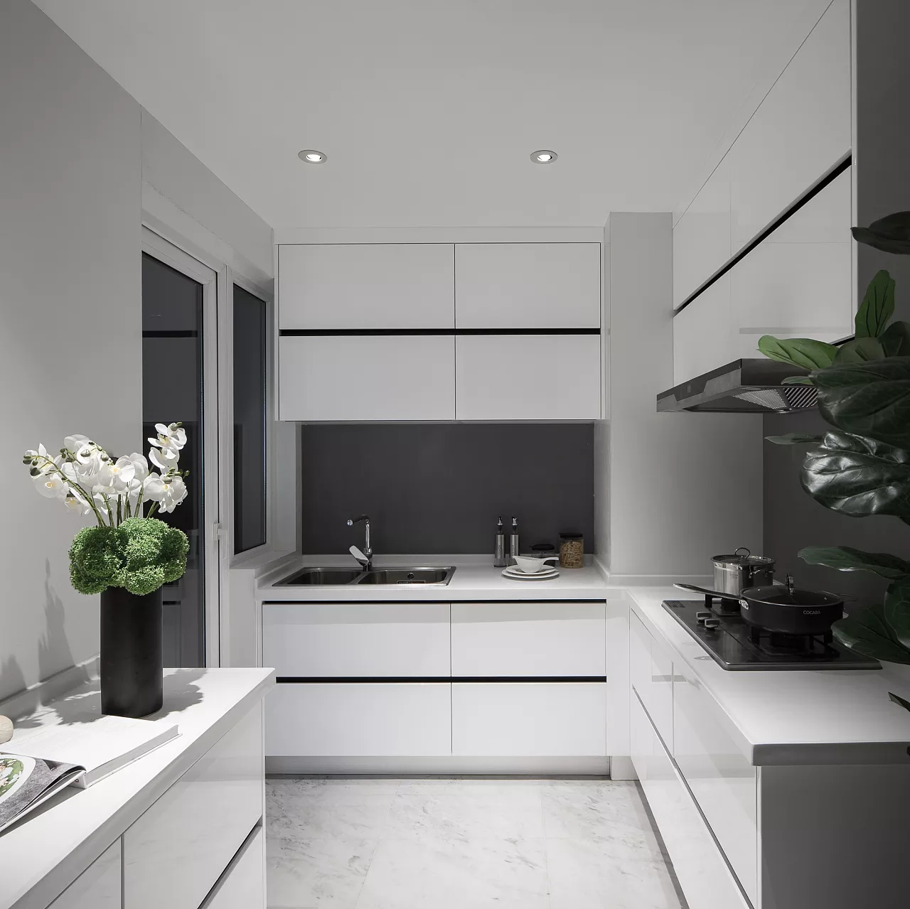 別墅裝修設(shè)計廚房效果圖