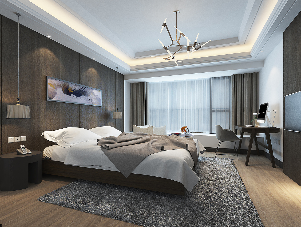 臥室別墅裝修設(shè)計效果圖