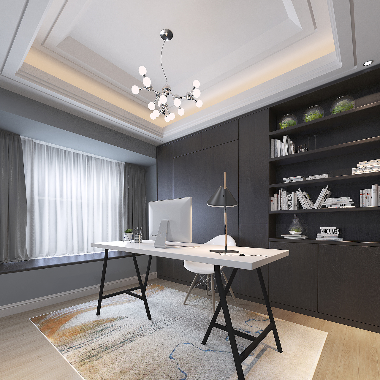 辦公室別墅裝修設(shè)計效果圖