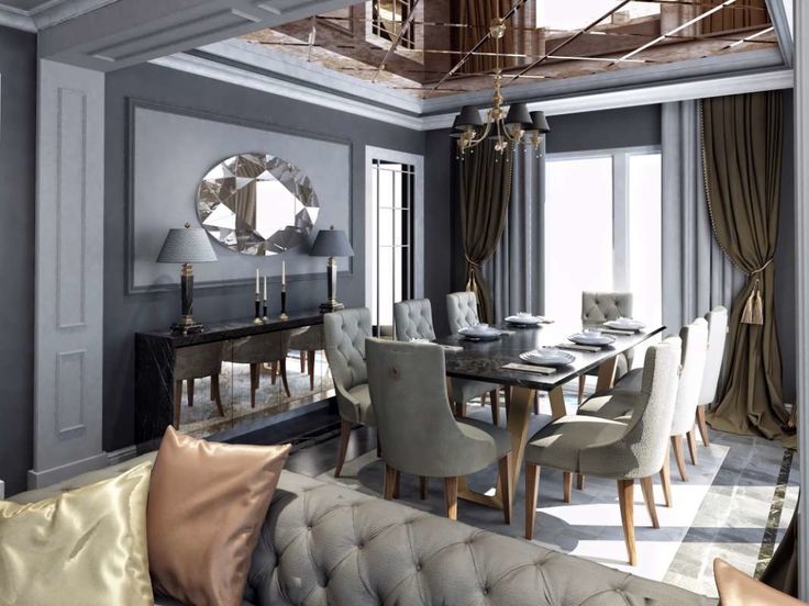 別墅裝修設(shè)計(jì)餐廳實(shí)景圖