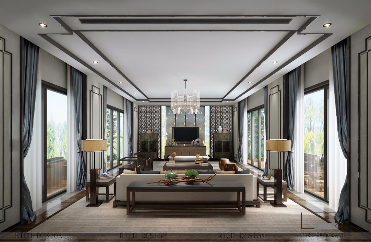 別墅裝修設(shè)計客廳風(fēng)水