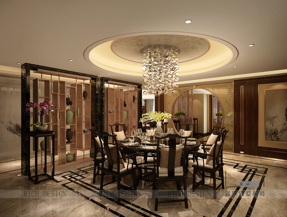 禪意新中式別墅裝修設(shè)計(jì)