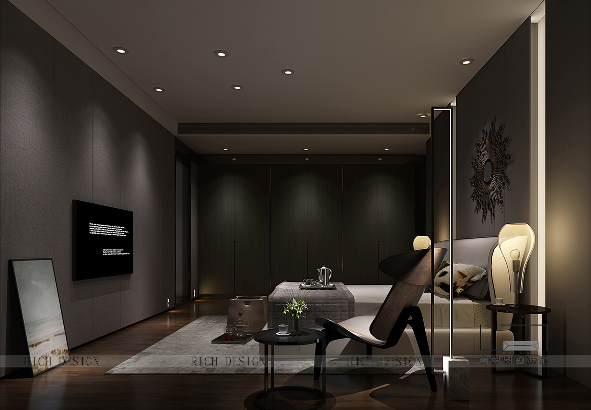 現(xiàn)代主臥裝修設(shè)計(jì)效果圖