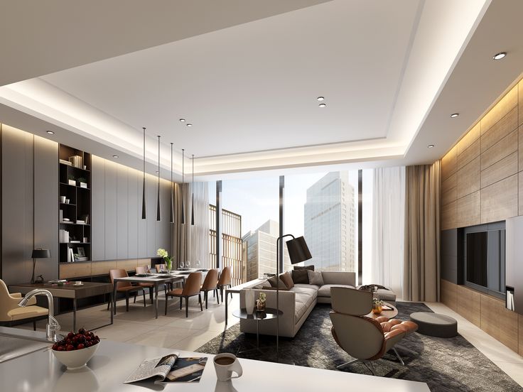 現(xiàn)代別墅裝修客廳效果圖