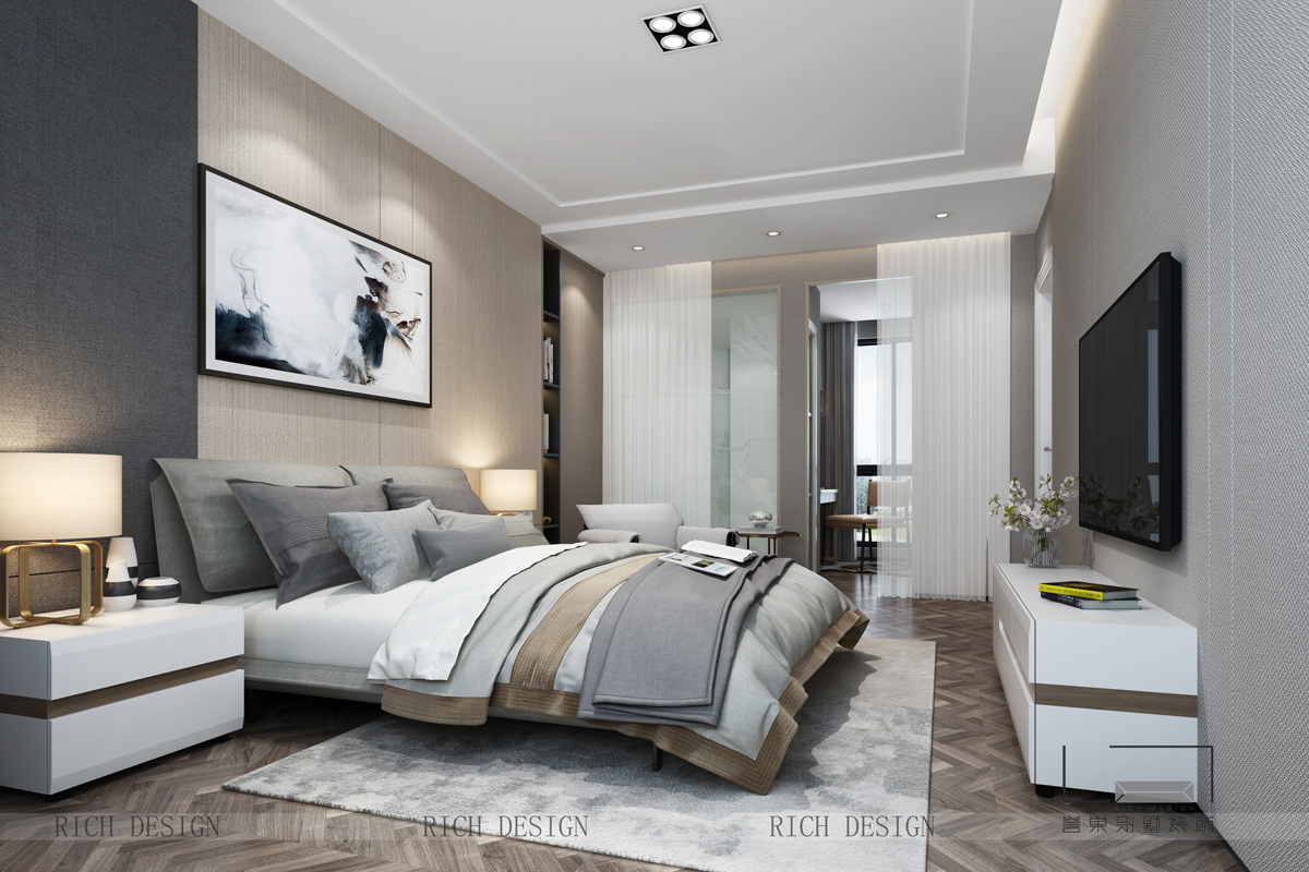 別墅裝修簡約風格，崇尚素雅的空間美感