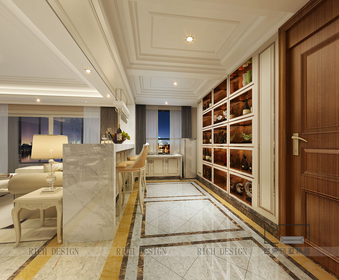 深圳中洲華府·歐式別墅裝修效果圖