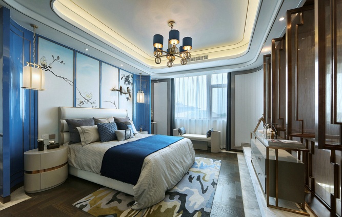 中式別墅裝飾，敘述著空間的韻律