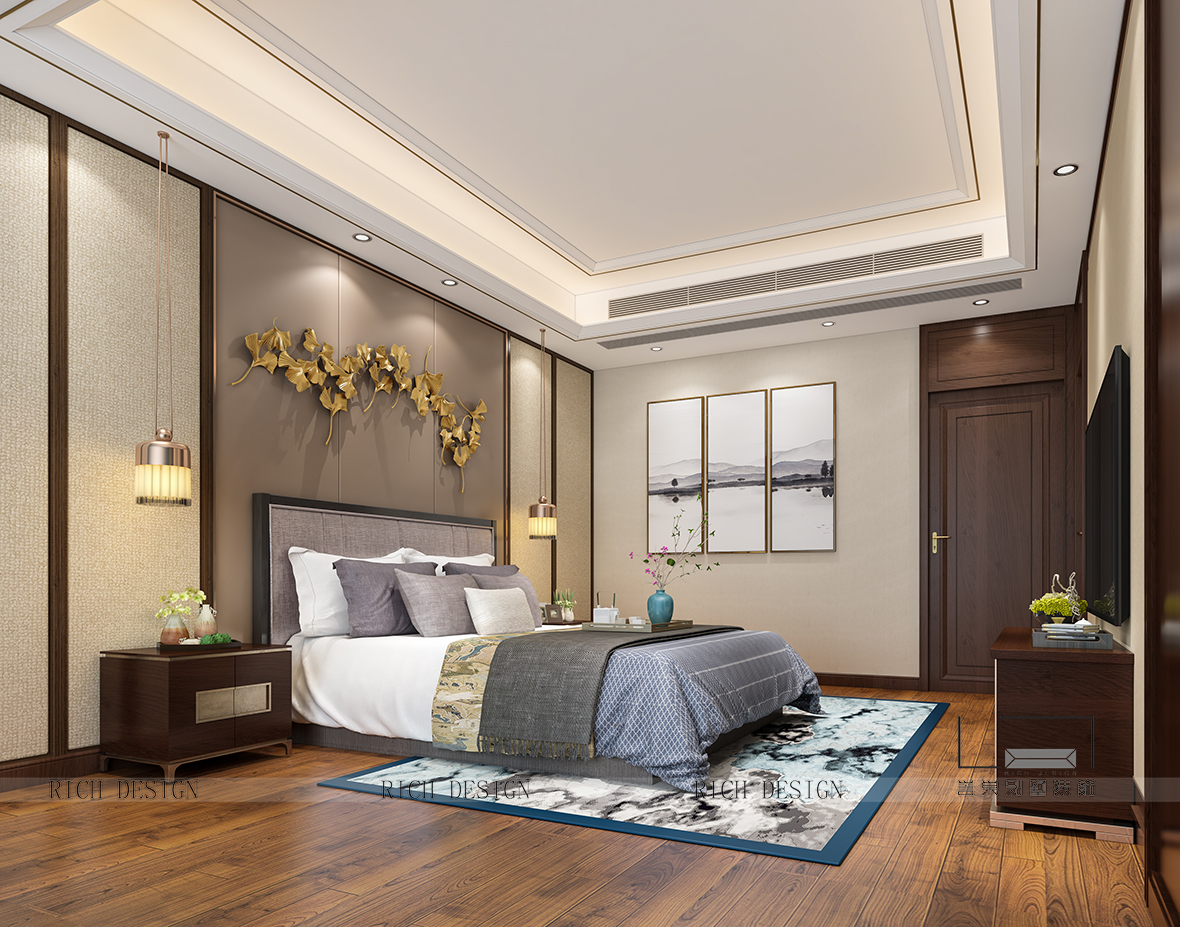 意境新中式裝飾，于別墅中尋覓詩意生活