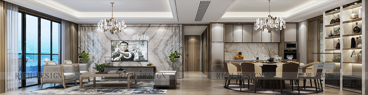 “輕奢脫俗、藝術(shù)美感”的別墅裝修設(shè)計(jì)