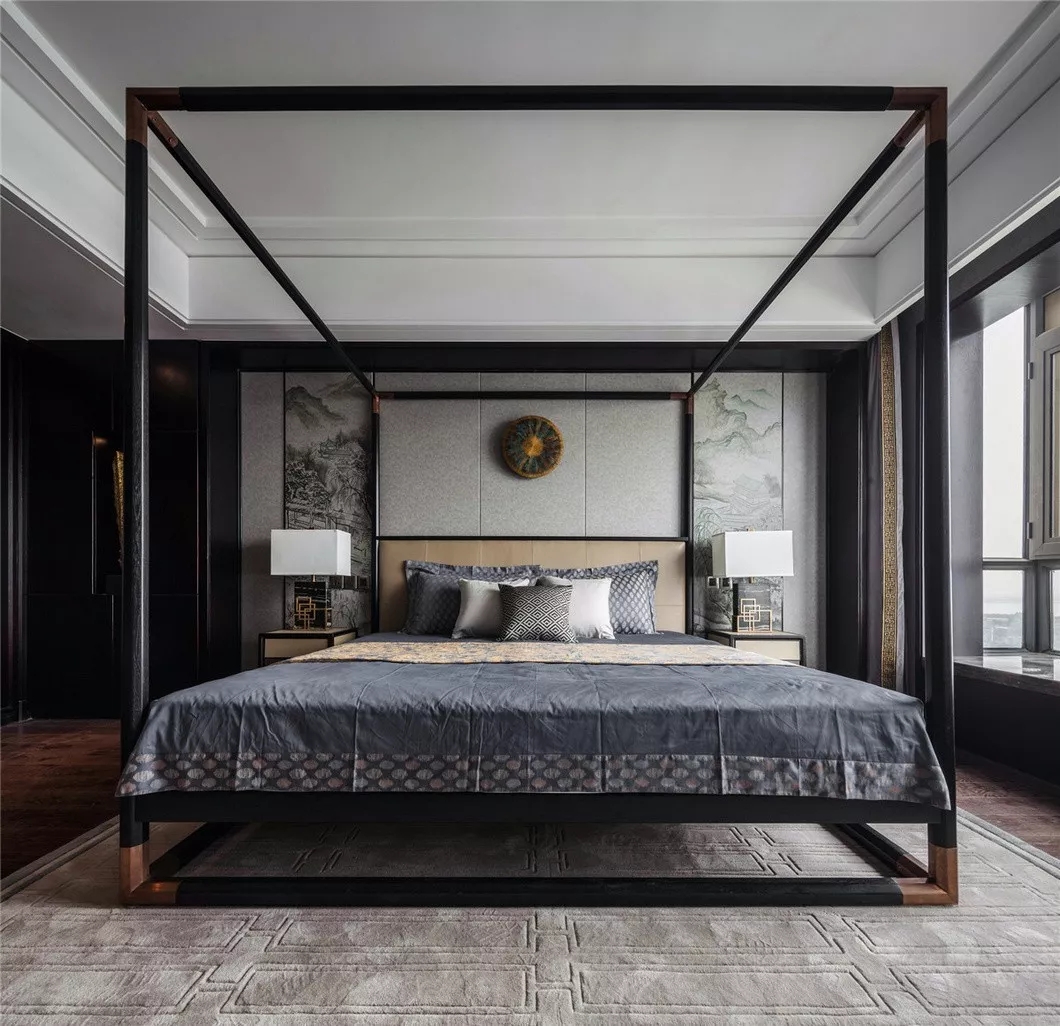 別墅裝修臥室實景圖