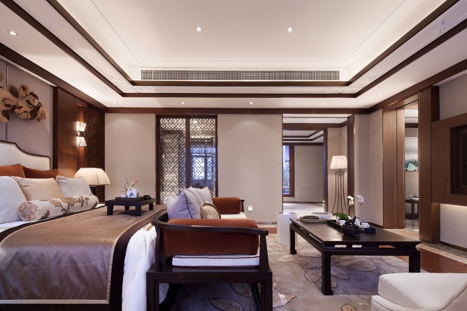 中式臥室裝飾設(shè)計(jì)效果圖