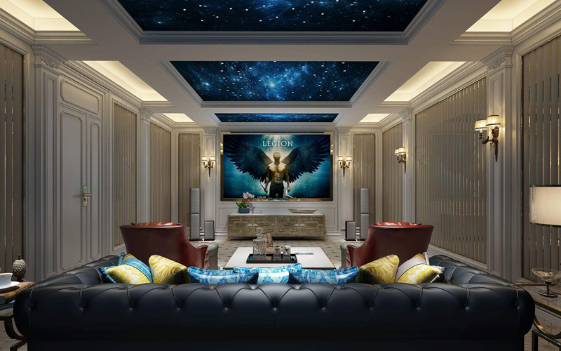 別墅影視廳1裝修設(shè)計(jì)效果圖