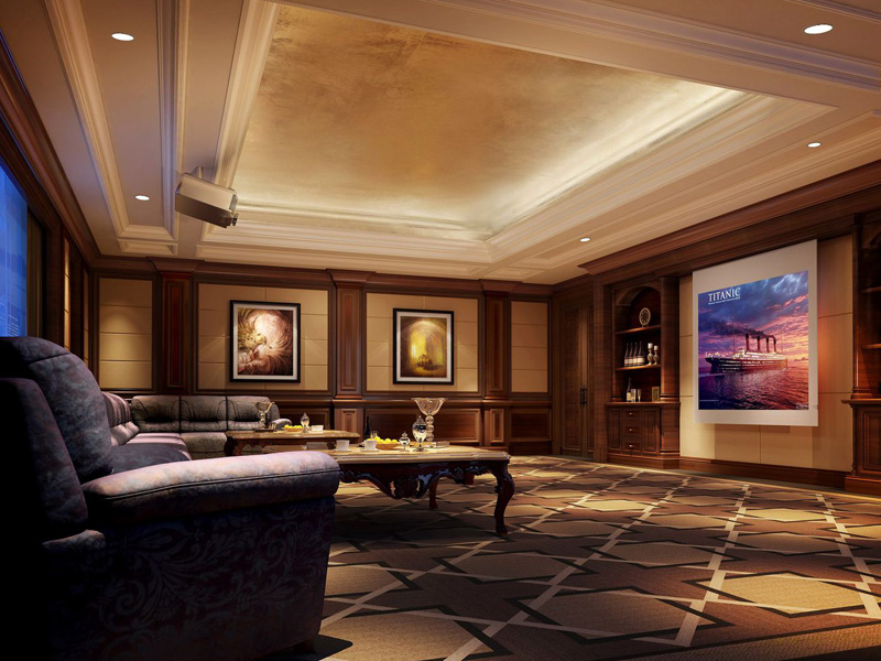 別墅影視廳2裝修設(shè)計(jì)效果圖