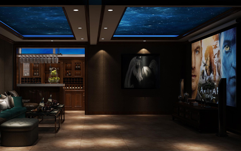 別墅影視廳3裝修設(shè)計(jì)效果圖