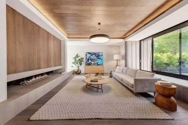 別墅裝修現(xiàn)代簡約客廳效果圖