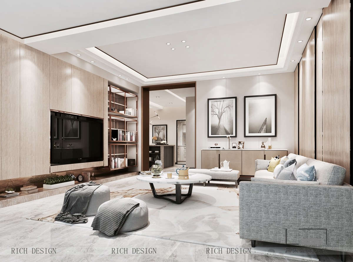 博林天瑞室內(nèi)客廳裝飾效果圖