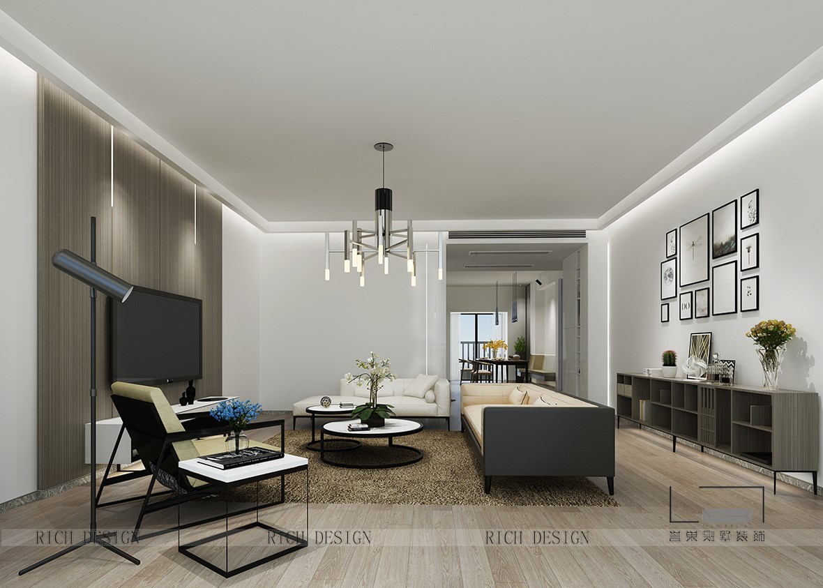 現(xiàn)代別墅客廳裝修效果圖