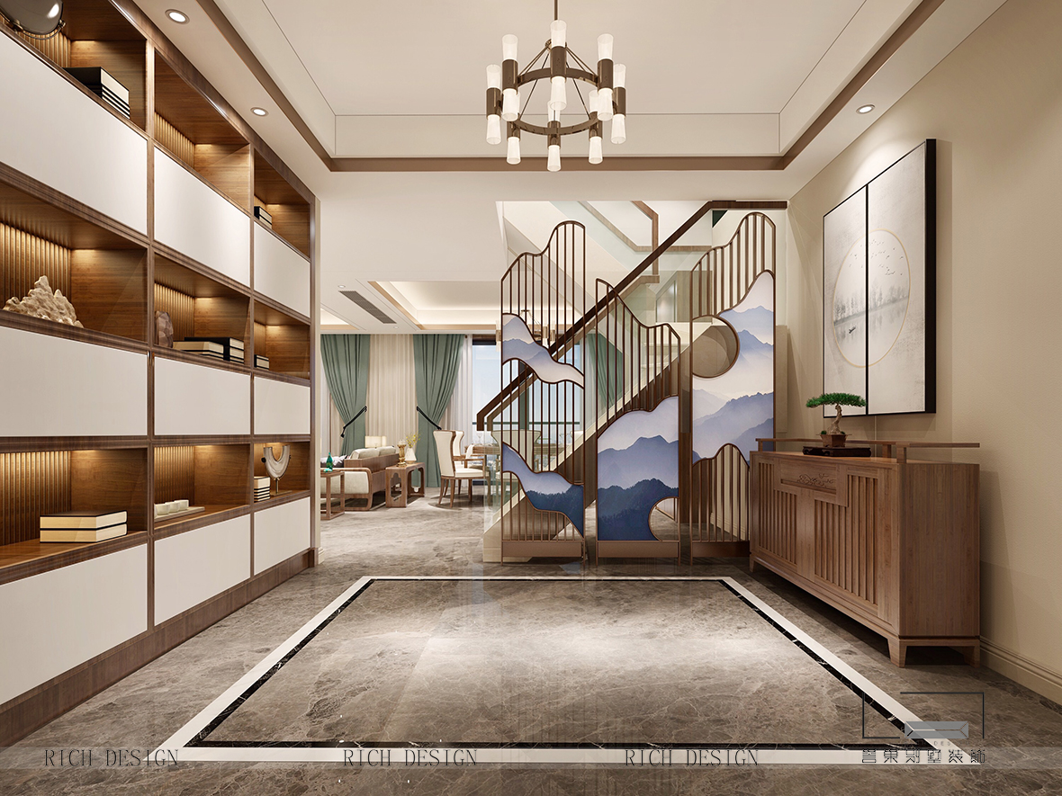 中式書房裝修效果圖