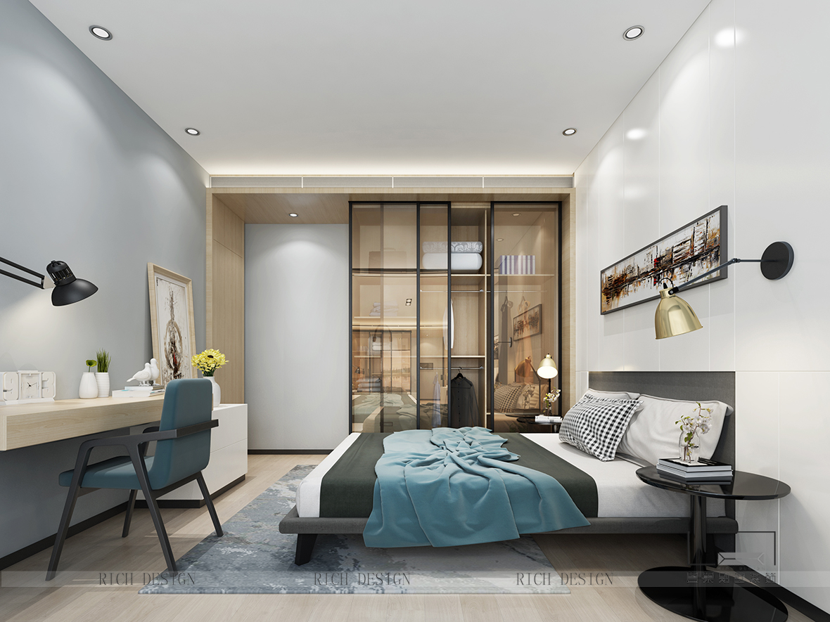 漢京山別墅臥室裝修效果圖