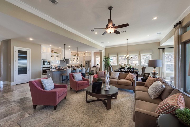 別墅客廳裝修實景圖