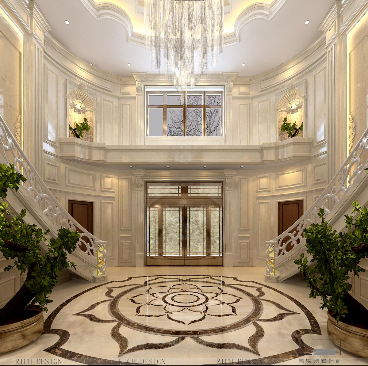 歐式玄關(guān)裝修效果圖