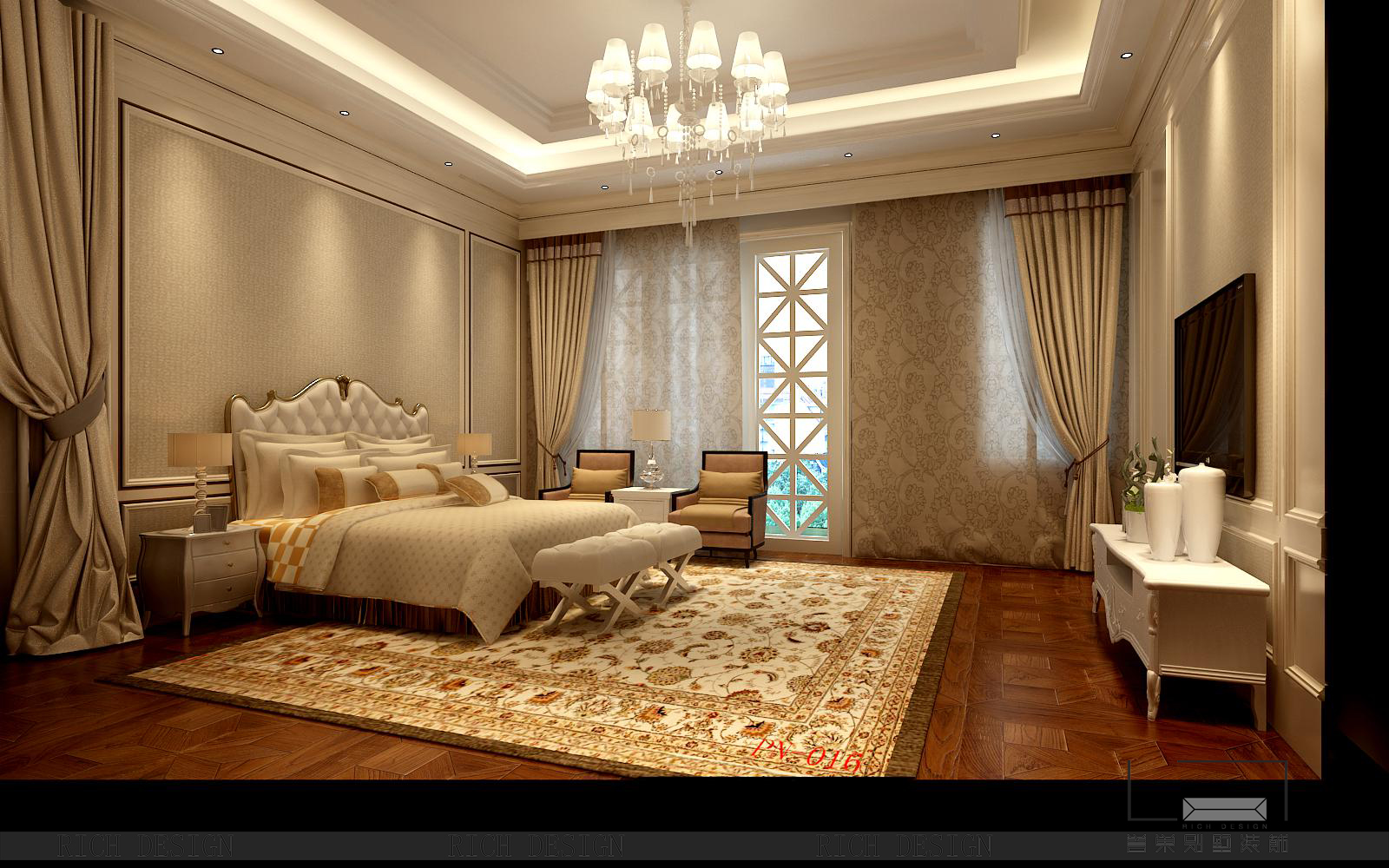 歐式臥室裝修效果圖